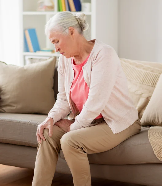 Woman With Leg Pain